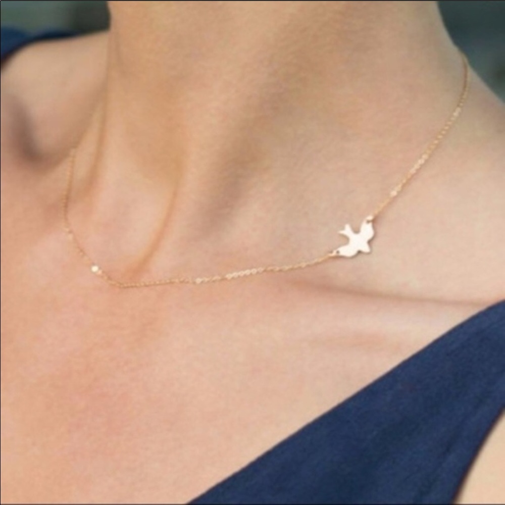 Side Dove Necklace